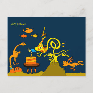 Deep Sea Birthday 5x7.jpg Postcard