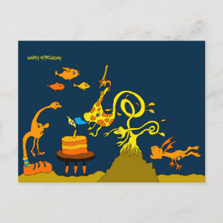 Deep Sea Birthday 5x7.jpg Postcard