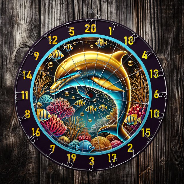 Deep Sea Bliss Dolphin Dartboard (Creator Uploaded)