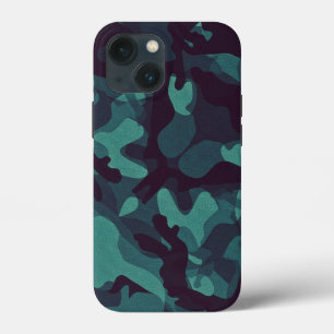 Deep Sea Camouflage iPhone 13 Mini Case