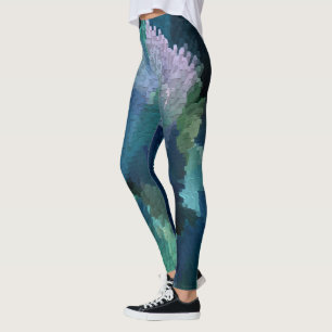 Deep Sea coral..... Leggings