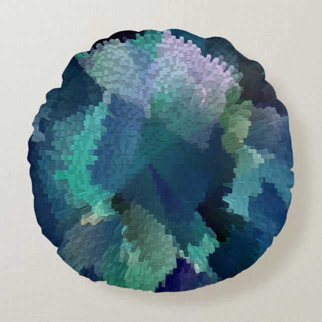 Deep Sea coral..... Round Cushion (Front)