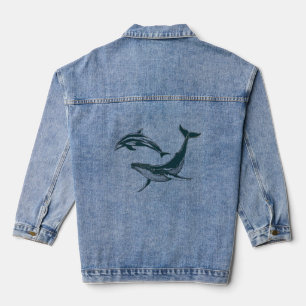 Deep Sea, Deep Respect Denim Jacket