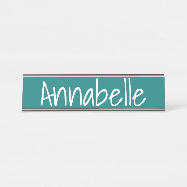 Deep Sea Desk Name Plate (Front)