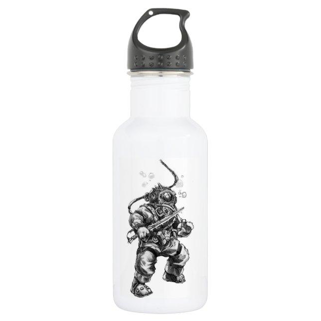 Deep Sea Diver 532 Ml Water Bottle (Front)
