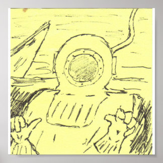Deep Sea Diver Poster