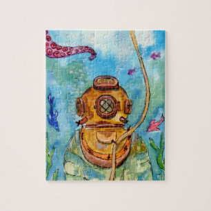 Deep Sea Diver Underwater Jigsaw Puzzle