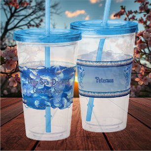Deep Sea Dreams, Glowing Sips 0925 Acrylic Tumbler