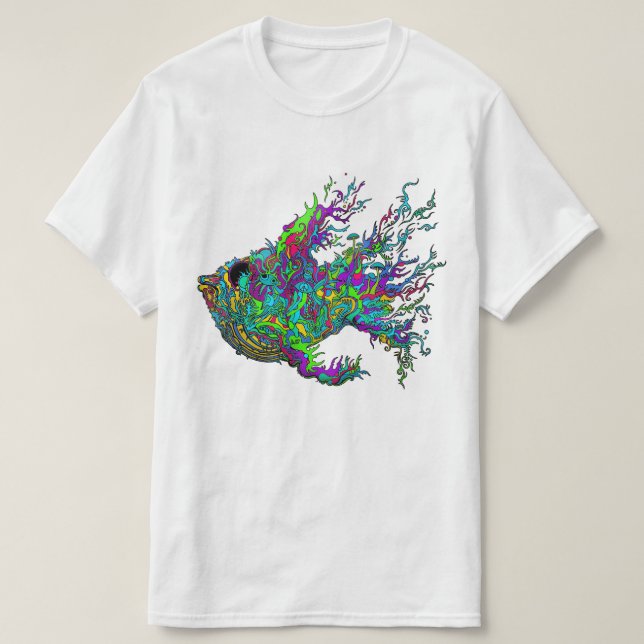 Deep Sea Fish T-shirt (Design Front)