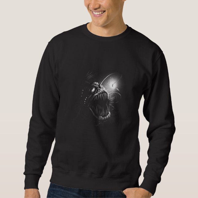 Deep Sea Fishing Fish Sweatshirt (Front)