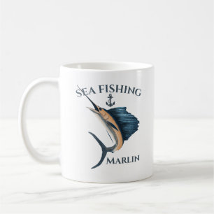Deep Sea Fishing Marlin Coffee Mug