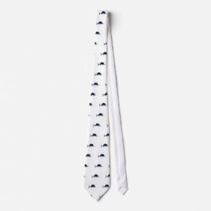 Deep Sea Fishing - Sailfish Logo Tie