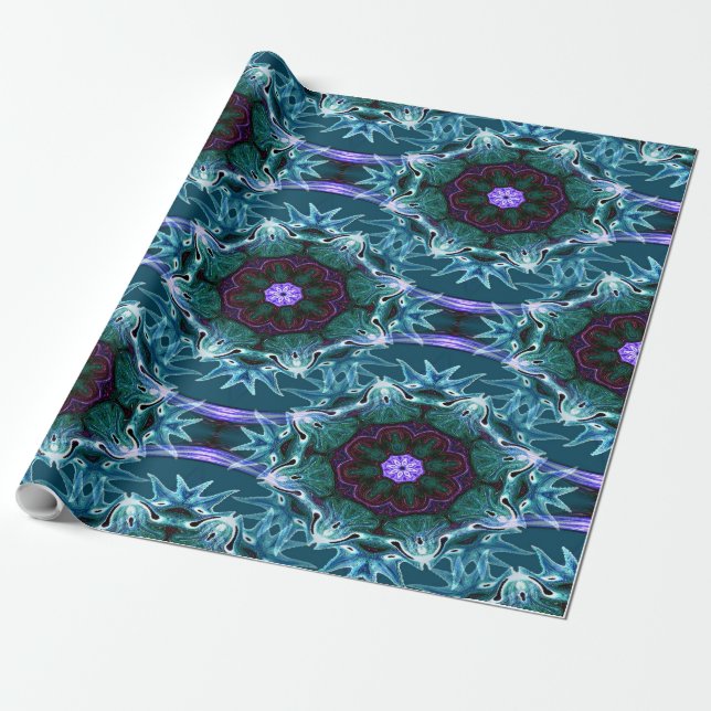 Deep Sea Flowers..... Wrapping Paper (Unrolled)