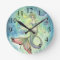 Deep Sea Galaxy Mermaid Wall Clock