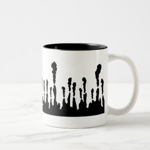 Deep-sea Hydrothermal vent Two-Tone Coffee Mug