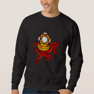 Deep Sea Octopus Deep Sea Diver Or Teacher Sweatshirt