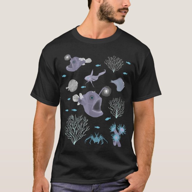 Deep Sea Scene T-Shirt (Front)