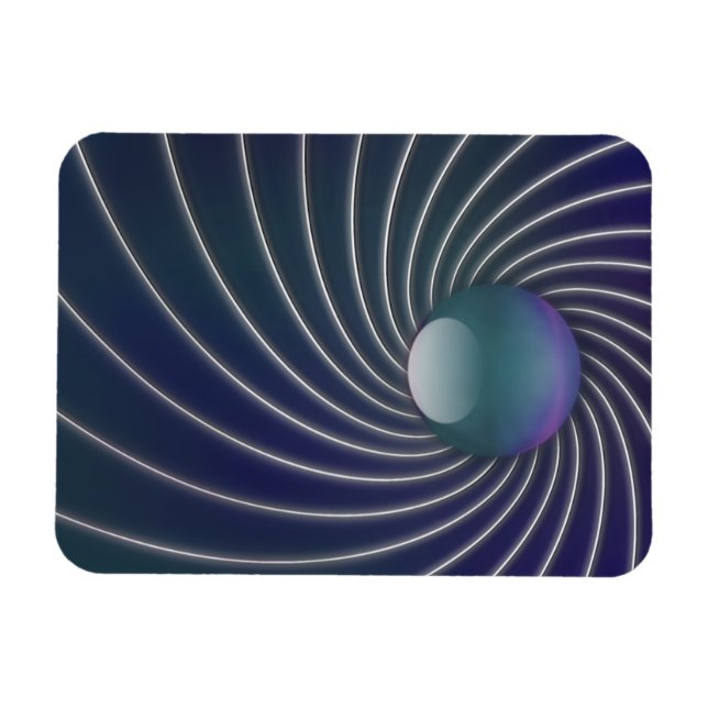 Deep Sea Spirals Flexible Magnet (Horizontal)