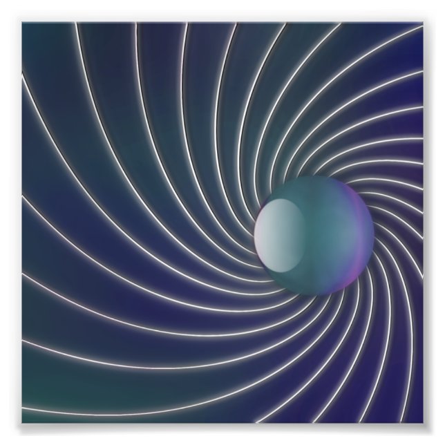 Deep Sea Spirals Photo Print (Front)