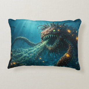 Deep sea terror Leviathan crock in bed pillow