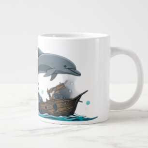 Deep sea treasures  large coffee mug