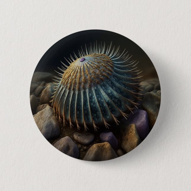 Deep Sea Urchin 6 Cm Round Badge (Front)