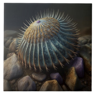 Deep Sea Urchin Ceramic Tile