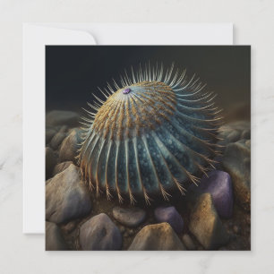 Deep Sea Urchin Holiday Card
