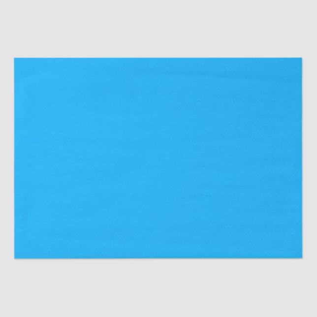 Deep Sky Blue Tissue Paper (Front)