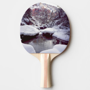 Deep snow at Middle Emerald Pools Ping Pong Paddle