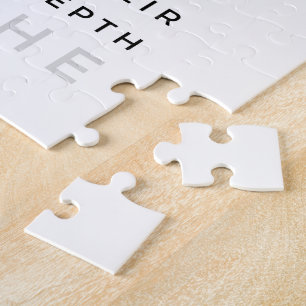 Deep Soul Introvert philosophy quote Nietzsche  Jigsaw Puzzle