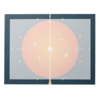 Deep Space Atomic Clock Poster, Orange Version.