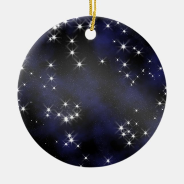 Deep Space Collectable - Personalise Ceramic Ornament (Front)