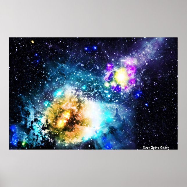 Deep Space Galaxy Poster (Front)