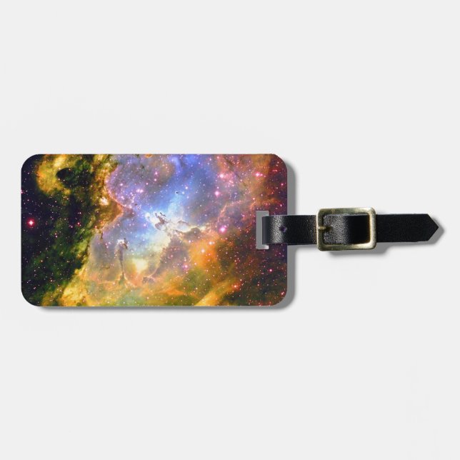 Deep Space Nebula Luggage Tag (Front Horizontal)