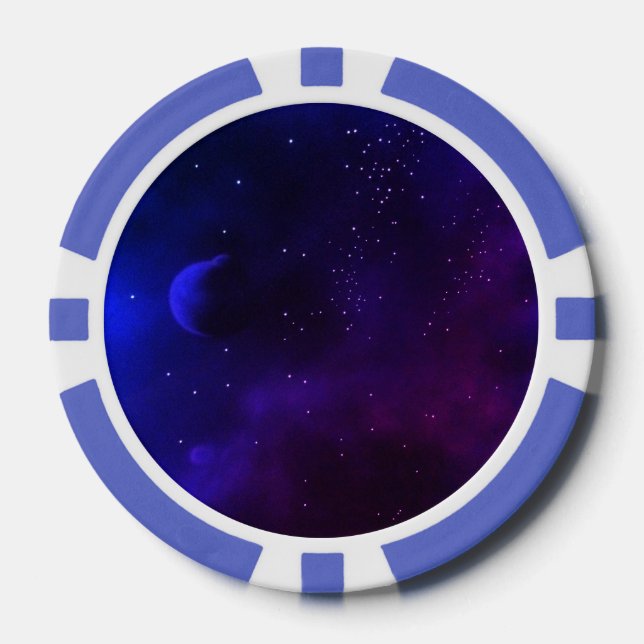 Deep Space Poker Chips (Front)