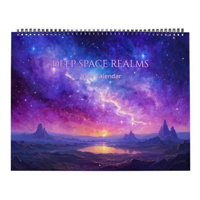 Deep Space Realms 2026 Calendar (Cover)