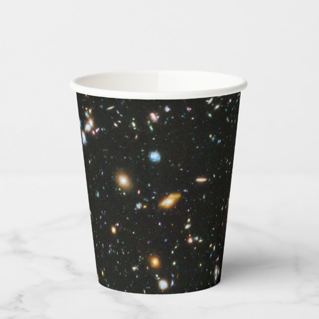 Deep Space Stars and Galaxies Paper Cups (Left)