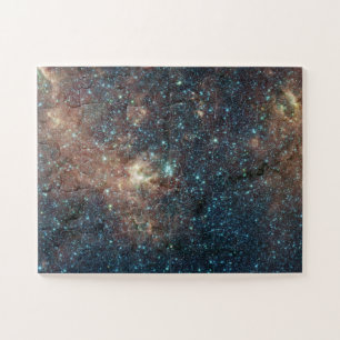 Deep Space View of a Star Cluster Jigsaw Puzzle