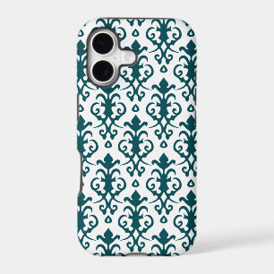 Deep Teal Damask iPhone 5 Case