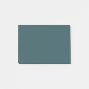 Deep Teal Solid Colour Post-it Notes