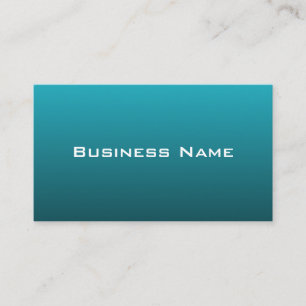 Deep Turquoise Business Card