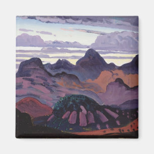 Deep Twilight, Pyrenees, c.1912-13 (oil on panel) Magnet