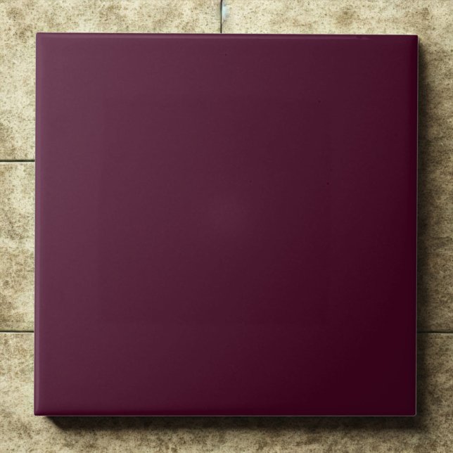 Deep Violet #420420 Bold, Distinct, Modern Ceramic Tile (Creator Uploaded)