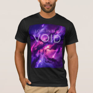 Deep Violet Cosmic Space Galaxy Graphic T-Shirt