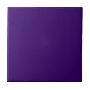 Deep Violet Solid Colour Ceramic Tile