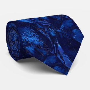"Deep Water" Abstract Design Tie