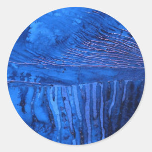 "Deep Waters #2" Abstract Design Sticker