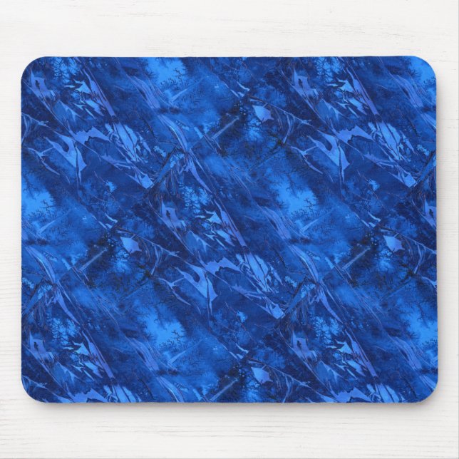 "Deep Waters 5" Tiled Abstract Design Mousepad (Front)
