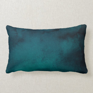 Deep Waters and Teal Lumbar Cushion